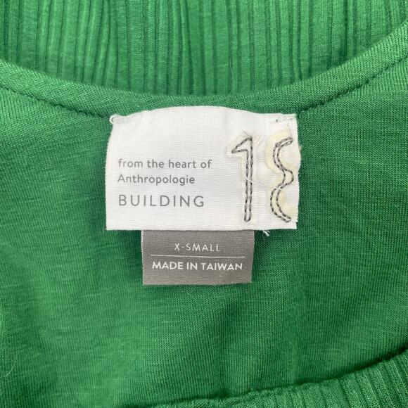 Anthropologoie Building 18 Turtleneck Ribbed Dress Green Size XS - Picture 10 of 10